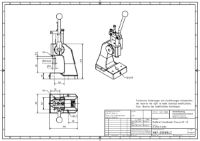 HP40 Rack and Pinion Press 35mm Stroke 0.75kN Capacity