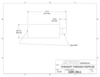 Straight Through Muffler 3/8 NPT