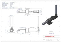 GH-30619M Push Pull Toggle Clamp Plunger Stroke 77.8mm Size 2273Kg