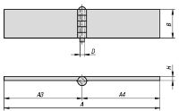 Hinges Weldable Drawing