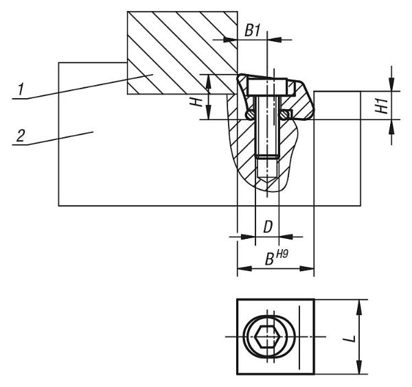 Chock Clamps Drawing