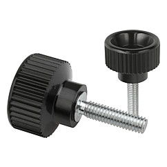 K0141 Plastic Knurled Thumbscrews In Duroplast Thread Size M4-M10