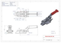 GH-40341-SS 900Kg stainless steel latch clamp