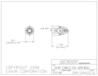 3/8 NPT SUPER AIR NOZZLE, 3/8 BSP, 316 SS