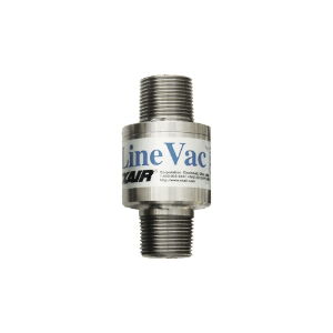 Threaded Line Vac In Stainless Steel For 1" Pipe