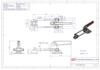 GH-40870-SS Stainless Steel Toggle Latch Clamp Size 700Kg