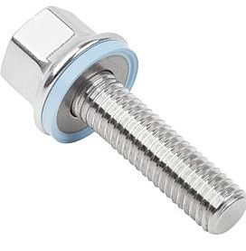 316 Stainless Steel Fluroprene XP 45 (Blue) Seal <br> M16