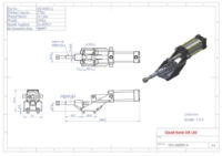 GH-36003-A pneumatic clamp 272Kg