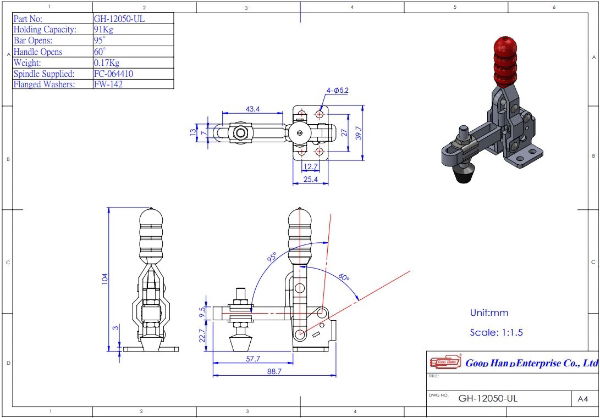 GH-12050-UL Drawing