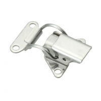 CT 1015 Zinc Plated Spring Toggle Latch With Catch Plate L=52mm