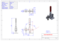 GH-101-EL Vertical Toggle Clamp