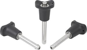 K0792 Quick Release Self Locking Ball Lock Pins for 12mm Holes, Good Hand UK