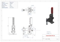 GH-71225 Heavy Duty 1200Kg Steel Toggle Clamp