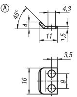 Stainless Steel Catch Plate for GH-43.1430702