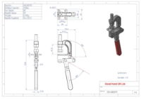 GH-80379 340Kg flat base toggle clamp