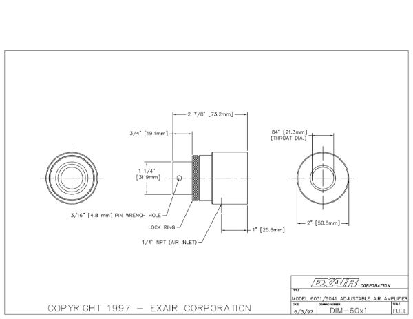 1-1/4" Stainless Steel Adjustable Air Amplifier Kit