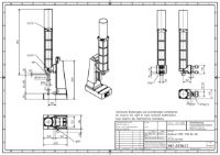 Pneumatic Press 17KN 80mm Stroke Dimension B 60-285mm