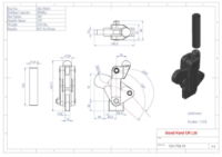 GH-70610 2000Kg toggle clamp with swivel base