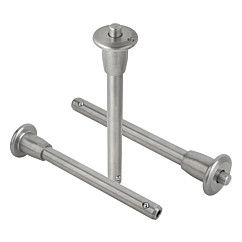 Kipp Ball Locking Bolts in Stainless Steel K0641, Hole 6mm, Good Hand UK