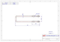 GH-431-LUB120 Steel U Bolt M5x120mm