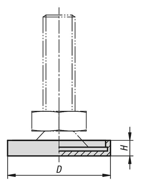 Swivel feet caps