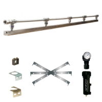 60" 316 Stainless Steel Super Air Knife Kit With Plumbing Kit Installed