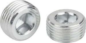 Screw plugs with hexagon socket