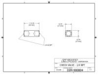 Check Valve 1/4 NPT