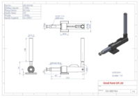 GH-30519M Push Pull Toggle Clamp Plunger Stroke 59.5mm Size 1136Kg