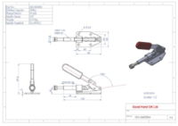 GH-36020M Push Pull Toggle Clamp 30mm Size 180Kg