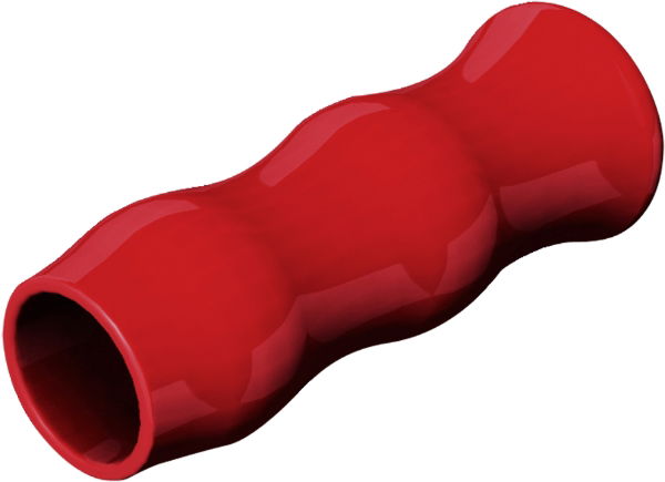 Red PVC Grip to suit 12.4mm round bar