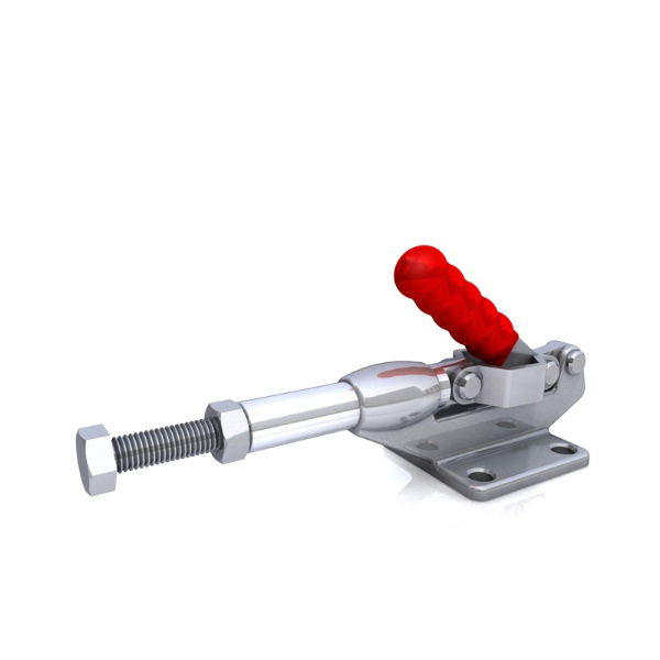 Stainless Steel Push Pull Clamp Stroke 42mm Size 386Kg