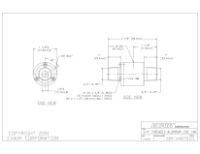 Threaded Line Vac In Aluminium For 3/4" Pipe