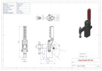 GH-71220 1200Kg Heavy Duty Steel Toggle Clamp