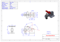 GH-13005 Vertical Clamp with Low Profile