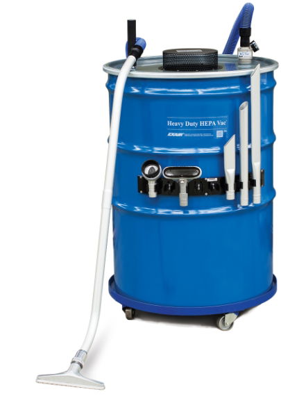 Premium Heavy Duty HEPA Vac System With 416 Litre Drum