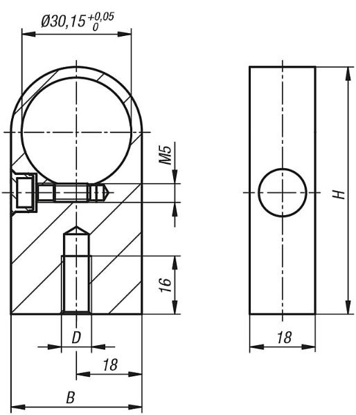 Tubular handles adjustable Bracket