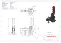 GH-70320-B Heavy Duty Cast Steel Toggle Clamp