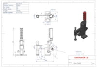 GH-72425 Heavy Duty 2400Kg Steel Toggle Clamp