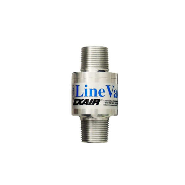 Threaded Line Vac In Aluminium For 1" Pipe