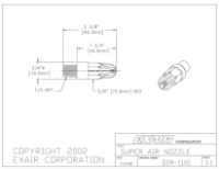 Super Air Nozzle In  Zinc Alloy 1/4" BSP Force 368g