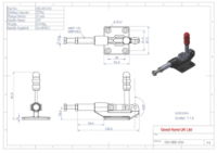 GH-305-CM Push Pull Toggle Clamp 32mm Size 227Kg