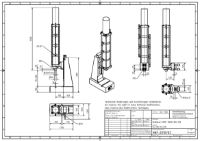 28kN Pneumatic Press 100mm Stroke Dimension B 75mm – 330mm