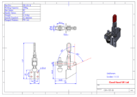 GH-102-B  Vertical Toggle Clamp