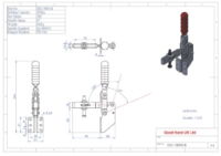 GH-13003-B 300Kg side mounting vertical toggle clamp