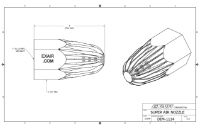 Super Air Nozzle In Zinc Alloy 1"BSP Force 3005g