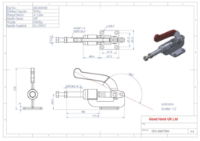 GH-36010M Push Pull Toggle Clamp 41.3mm Size 364Kg