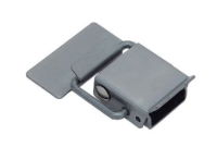 Toggle Latch & Catch Plate Steel Natural Finish Length 44mm