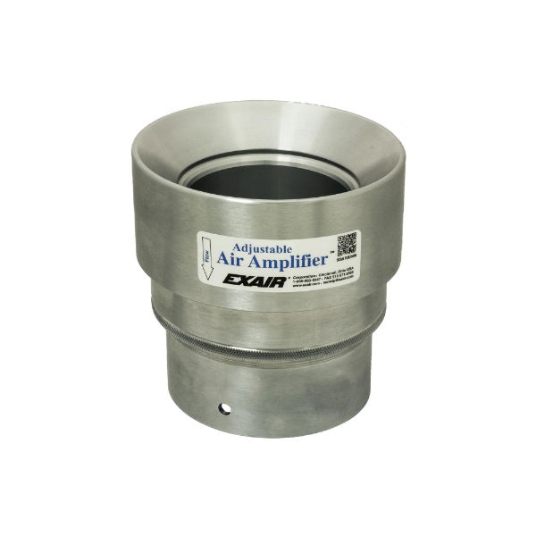 Adjustable Air Amplifier In Stainless Steel 42mm Bore