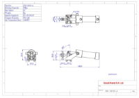 GH-10101-A 50Kg pneumatic vertical toggle clamp